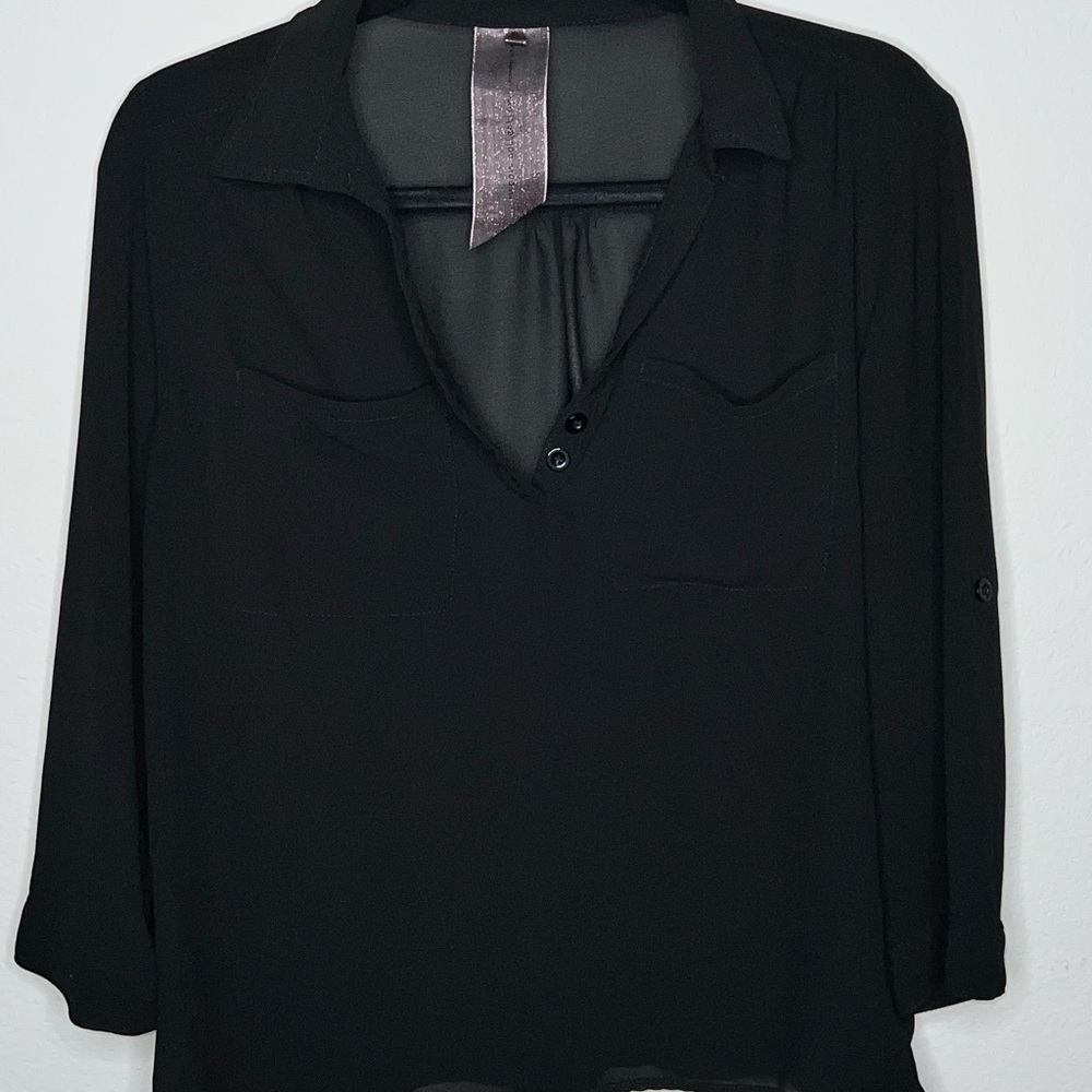 Moon Collection Black Blouse